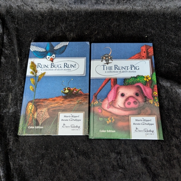 All About Reading Run Bug, Run & The Runt Pig Homeschool Books - Picture 2 of 7